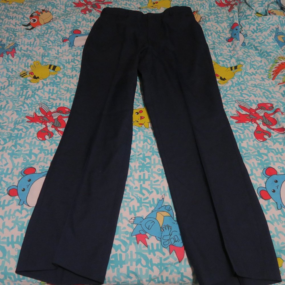 Men's 33L US Air Force USAF Service Dress Uniform Blue 1620 Pants Trousers 31x32